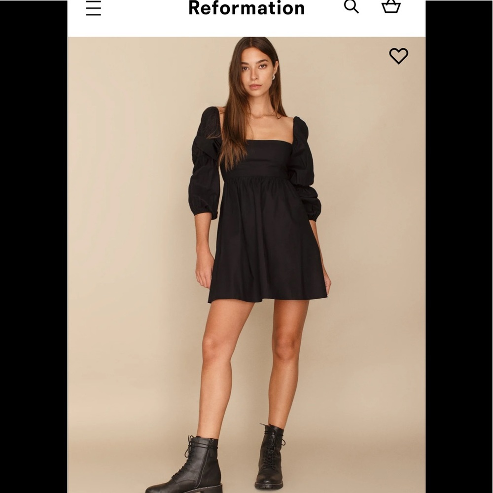Reformation Michaela Dress black
